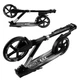 Двухколесный самокат Best Scooter 41629 складной, с амортизатором колес, ножной тормоз, черный - изображение 6