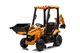 Екскаватор з ковшом на акумуляторі Lean Cars JCB жовтий - зображення 3