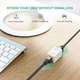 Соединитель витой пары RJ45 UGREEN NW114 Cat7 Cat6 Cat5e разъем-удлинитель Ethernet White (20311) - изображение 4