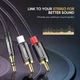 Кабель аудио Ugreen AV116 2RCA to 3.5mm стерео разветвитель 2 м (60241) - изображение 2