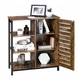 Комод у стилі loft із ящиками KidsbunkBed 81 x 70 x 30 см колір чорний коричневий - зображення 3