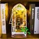 3D Книжковий Румбокс Бук Нук "Садовий Будиночок" Мініатюрний Ляльковий Будиночок Діорама DIY DollHouse Diorama Book Nook від HongDa (M2313) - зображення 4