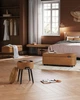 Банкетка Loft Apartment 40 × 120 × 45 см для спальни и прихожей, коричневая - изображение 4