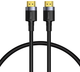 Kabel Baseus Cafule HDMI - HDMI 1 m Black (CADKLF-E01) - obraz 1