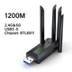 Двохдіапазонний USB 3.0 Wi-Fi 5 (AC) 1200Mbps адаптер 2.4/5GHz з 4 антенами (U3-AC1200-4A) - зображення 1