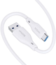 Кабель Ricomm USB Type-A - USB Type-C 1.2 м White (RLS004ACW) - зображення 1