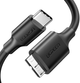 Kabel Ugreen micro-USB - USB Type-C 1 m Black (6957303821037) - obraz 1