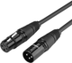 Kabel Ugreen XLR - XLR 1 m Black (6957303802425) - obraz 1