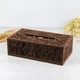 Деревянный диспенсер для косметических салфеток VANZA Leaf орех - изображение 2