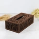 Деревянный диспенсер для косметических салфеток VANZA Leaf орех - изображение 3