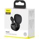 Наушники Bluetooth беспроводные Baseus WM01 вакуумные с микрофоном Black - изображение 5