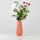 Ваза для квітів MBM HOME пластикова 22 см DH-FLOWERS-06 CORAL Коралова - зображення 1