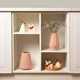 Ваза для квітів MBM HOME пластикова 22 см DH-FLOWERS-06 CORAL Коралова - зображення 5
