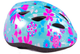 Kask rowerowy Volare Kids XS 47-51 cm Zielony z różowymi kwiatami (8715347008252) - obraz 1