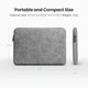 Чехол папка UGREEN LP187 13.3" для ноутбука Grey (60985) - изображение 3
