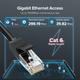 Высокоскоростной интернет кабель UGREEN NW102 RJ45 Gigabit Ethernet для PS5 PS4 Lan сетевой кабель шнур 2 м (20160) - изображение 4