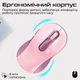 Мышь Promate Ken Wireless/Bluetooth Pink (ken.pink) - изображение 2