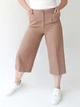 Брюки женские кюлоты бежевые короткие 5092-0-2 XS - изображение 3