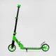 Детский двухколесный самокат Best Scooter "RIO" R-12005 со складной конструкцией и передним амортизатором, Зеленый - изображение 3
