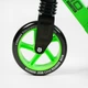 Детский двухколесный самокат Best Scooter "RIO" R-12005 со складной конструкцией и передним амортизатором, Зеленый - изображение 5