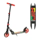 Дитячий двоколісний самокат Best Scooter "RIO" R-88505 зі складною конструкцією та переднім амортизатором, Чорно-червоний - зображення 1