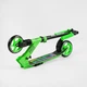 Детский двухколесный самокат Best Scooter "RIO" R-12005 со складной конструкцией и передним амортизатором, Зеленый - изображение 7