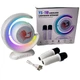 Портативная колонка с микрофонами YS-110 Bluetooth LED белый - изображение 4