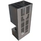Камінна топка Kratki FLOKI BOX правий 8 kW Ø 160 в обудові модульній INDIAN BLACK - изображение 2