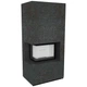 Камінна топка Kratki FLOKI BOX лівий 8 kW Ø 160 в обудові з керамограніту OXIDE NERO - изображение 1