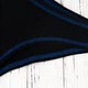 Трусы женские хлопковые черные с синими нитями XS - изображение 3