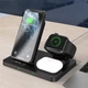 Док-станція 3-в-1 XO WX018 15W бездротова зарядка для iPhone + iWatch + Airpods - зображення 2