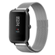 Металевий ремінець MiJobs 20 мм для Amazfit Bip Lite S U/ GTS 2 3 4 Mini / GTR (42 mm) / 2, Samsung Galaxy Watch / Active 2 (40 mm) / Gear S4 (42 mm), Huawei GT2 (42 mm) міланська петля Срібний 1565P - зображення 1
