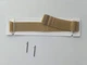 Металлический ремешок MiJobs 20 мм для Amazfit Bip Lite S U/ GTS 2 3 4 Mini / GTR (42 mm) / 2, Samsung Galaxy Watch / Active 2 (40 mm) / Gear S4 (42 mm), Huawei GT2 (42 mm) миланская петля Золотой 1565P - изображение 2