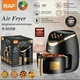 Аерогриль електрична RAF R.5232, 5,8 л, 1500W, black - изображение 4