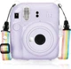 Набір камера миттєвого друку Fujifilm INSTAX Mini 12 Lilac Purple / Прозорий чохол / Фотопапір на 20 знімків / Фіолетовий фотоальбом на 64 знімки - зображення 12