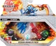 Ігровий набір із 5 Бакуганів Bakugan Geogan Rising Brawler Pack, Hyenix and Insectra Серія Геоган (6062149) - зображення 1