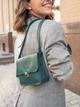 Сумка кросс-боди женская кожаная BlankNote Бохо Лилу BN-BAG-3-malachite Малахит - изображение 5