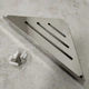 Угловая полка для ванной из нержавейки Disfact DCS-001P (304-Steel) Хром - изображение 6