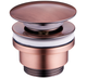 Донный клапан для раковины MEXEN CLICK-CLACK COPPER ROSE универсальный * - изображение 1