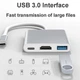 Хаб конвертер Type-C - HDMI USB Type-C 4K - зображення 3