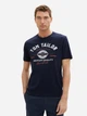 Футболка хлопковая длинная мужская Tom Tailor 1037735-10668 2XL Синяя (4067261193021) - изображение 1