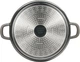 Кастрюля Bergner Excalibur с крышкой Серая 20 см 22 л (BG-36100-GY) - изображение 3