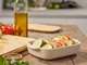 Форма для выпечки с крышкой KitchenAid Stoneware керамогранитная 6.5 х 15.5 х 26 см 0.9 л Кремовая (CC006105-001) - изображение 5