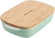Forma do pieczenia z pokrywką KitchenAid Stoneware z kamionki 6.5 x 15.5 x 26 cm 0.9 l Pistacjowa (4894871028722) - obraz 1