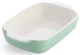 Forma do pieczenia z pokrywką KitchenAid Stoneware z kamionki 6.5 x 15.5 x 26 cm 0.9 l Pistacjowa (4894871028722) - obraz 4
