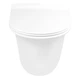 Унитаз подвесной Qtap Virgo безободковый с сиденьем Slim Soft-close QT1833051ERW - изображение 12