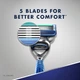 Станок для бритья Gillette 5 (1 станок и 4 картриджа) - изображение 5