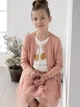 Подростковая футболка для девочки POMPdeLUX Ягодки 30293 146-152 см Кремовая (2005614934060) - изображение 5