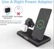 Док станція бездротової зарядки 4 в 1 Wireless Charger AL-23 15W для Apple iPhone 8-15 Apple Watch 2-8 AirPods чорна - зображення 7