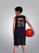 Форма баскетбольна дитяча Lion NBA LAKERS BRYANT 24 колір чорний S - на 7-9 років, зріст 125-130 (CO-2265-S) - зображення 3